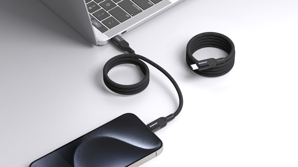 MOMAX ELITE MAG LINK 100W USB-C TO USB-C MAGNETIC CABLE 1M - Best Buy Tech