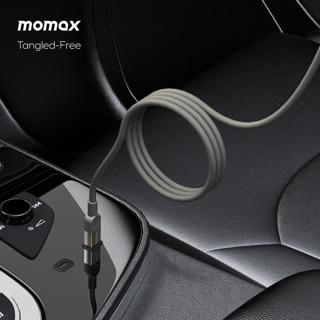 MOMAX ELITE MAG LINK 100W USB-C TO USB-C MAGNETIC CABLE 1M - ALAMAT