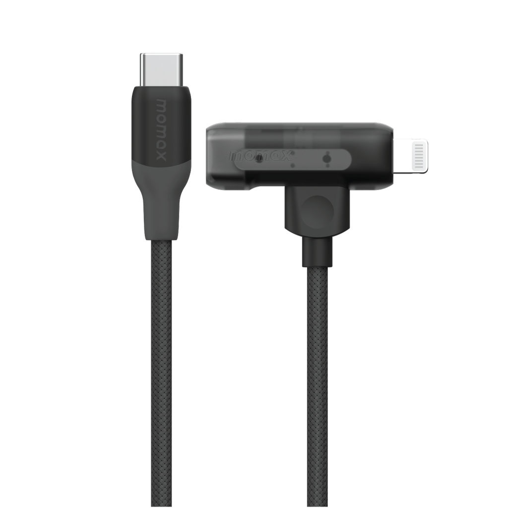 MOMAX 1-LINK FLOW DUO 2IN1 USB-C TO USB-C+LIGHTNING CABLE 1.5M - ALAMAT