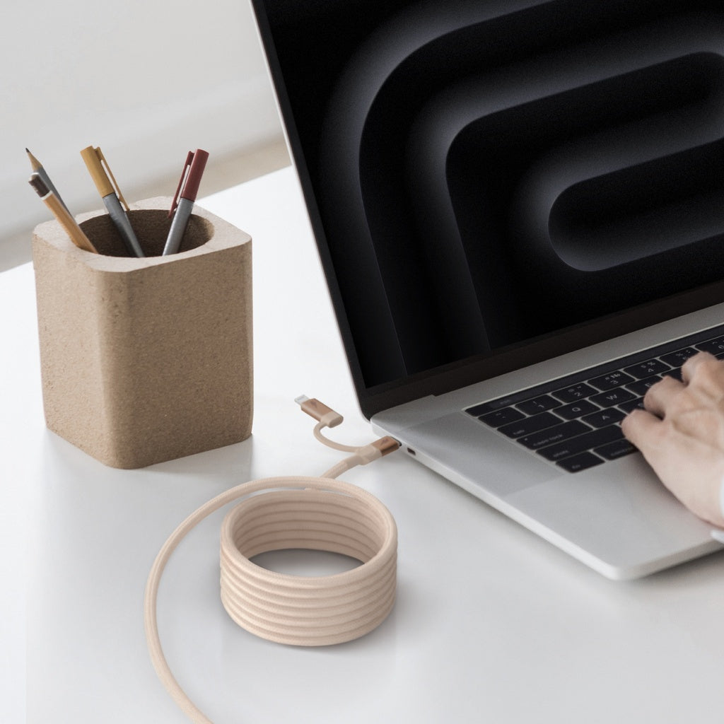 Momax Mag Link USB-C to C & Lightning Magnetic Cable 2m