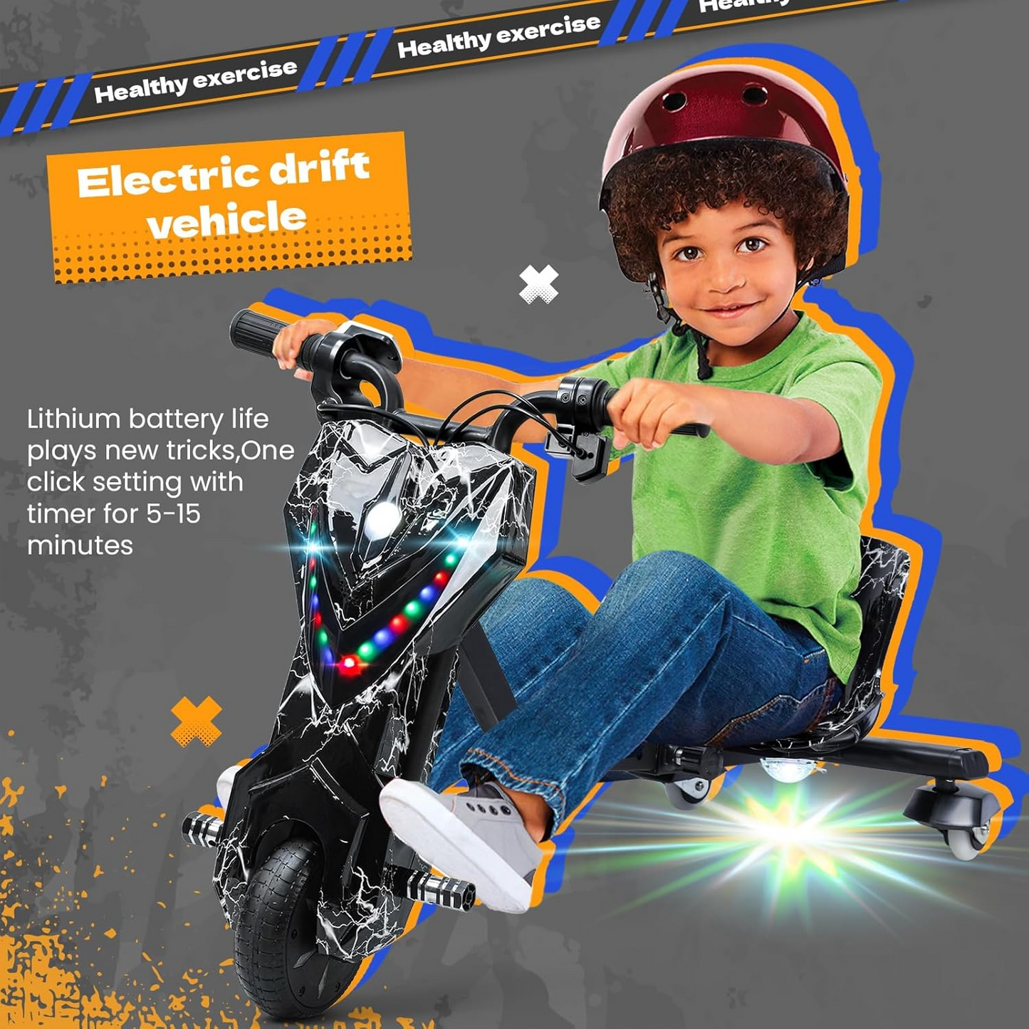 Drift Kart Drift Trike - Kid Ride on Tricycles