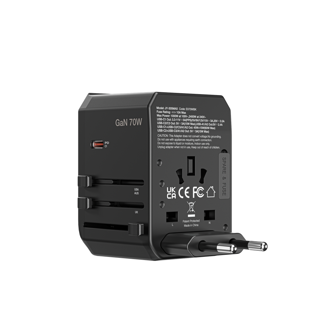 AMAZINGTHING EXPLORER PD 70W 5 PORTS 2A+3C TRAVEL CHARGER - Best Buy Tech