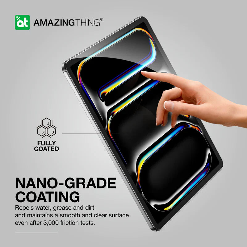 AMAZING THING IPAD 2.5D FULL COVER RADIX CLEAR GLASS FOR IPAD PRO 13 (M4)/ IPAD PRO 11 (M4)/ IPAD AIR 13 (M2)/ IPAD AIR 11 (M2) - 2024 - Best Buy Tech
