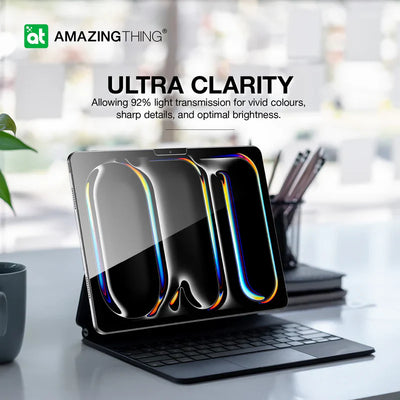 AMAZING THING IPAD 2.5D FULL COVER RADIX CLEAR GLASS FOR IPAD PRO 13 (M4)/ IPAD PRO 11 (M4)/ IPAD AIR 13 (M2)/ IPAD AIR 11 (M2) - 2024 - Best Buy Tech