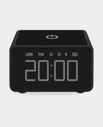 Goui O'Clock - Digital clock + ultra fast wireless charger 10w + speaker 5w - Black - Best Buy Tech