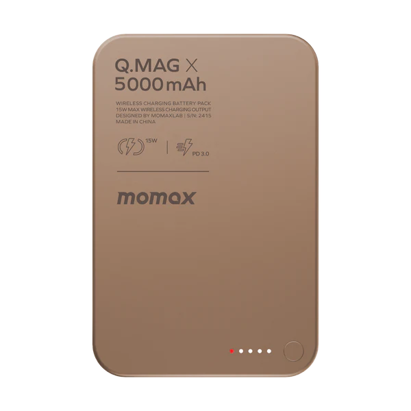 MOMAX Q.MAG X 5000mAh GEN2 15W ULTRA SLIM MAGSAFE WIRELESS POWER BANK - Best Buy Tech