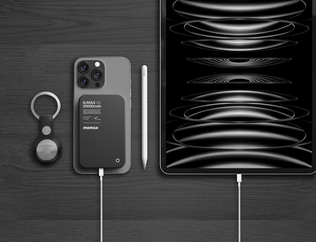 MOMAX Q.MAG X2 20000mAh MAGSAFE WIRELESS POWER BANK - Best Buy Tech