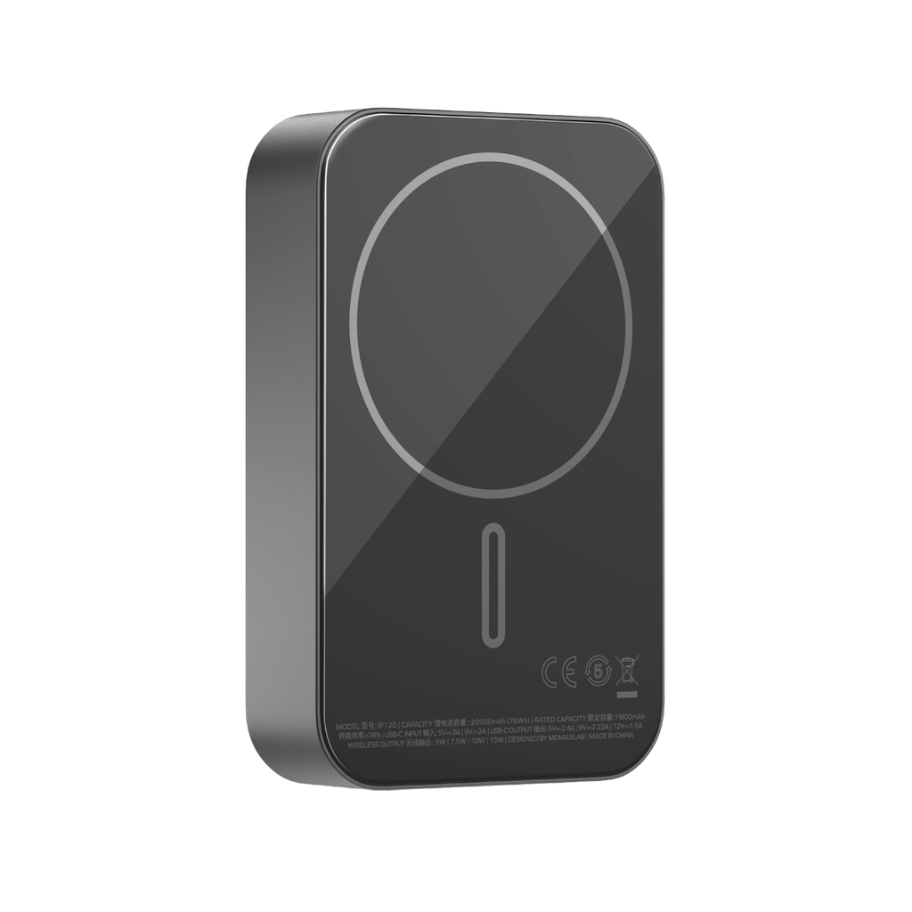 MOMAX Q.MAG X2 20000mAh MAGSAFE WIRELESS POWER BANK - Best Buy Tech