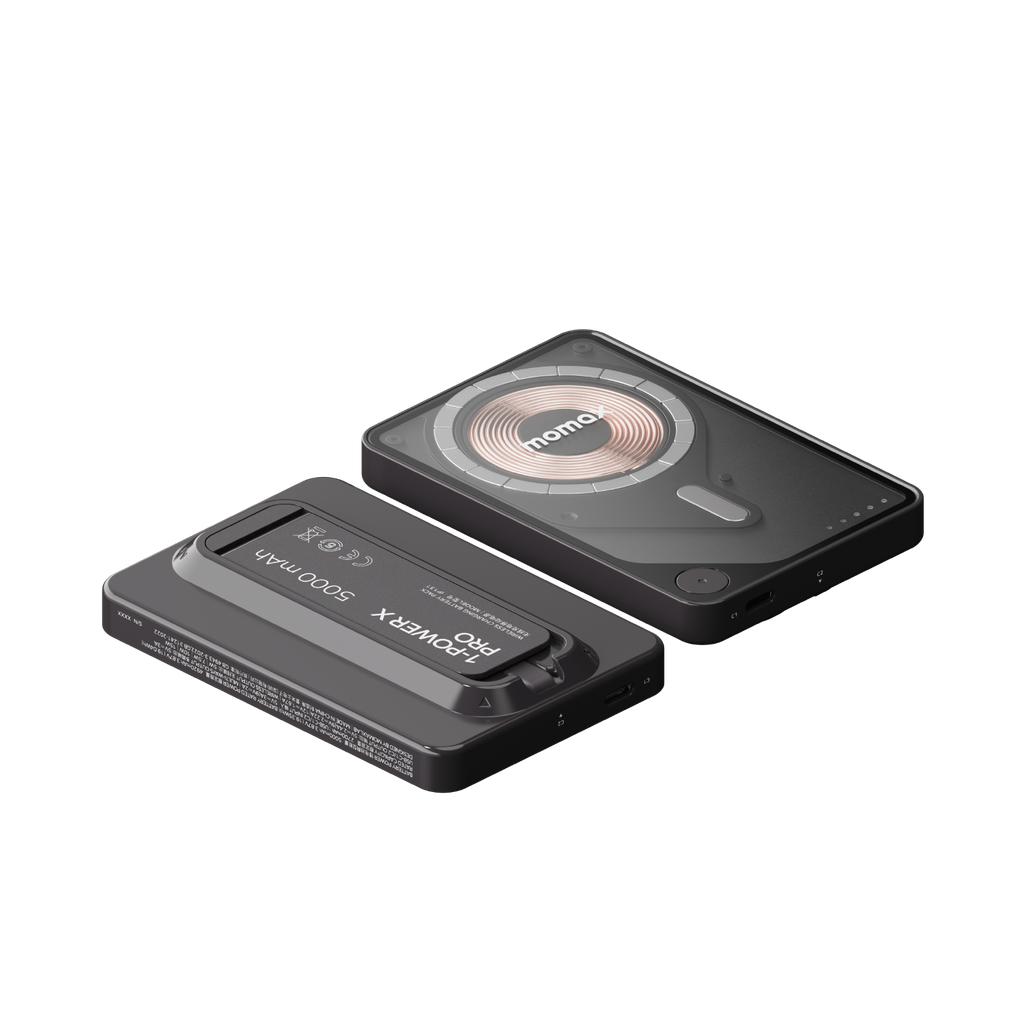 MOMAX 1-POWER X PRO 5000mAh MAGNETIC WIRELESS POWER BANK WITH STAND AND BUILT-IN USB-C CABLE - Best Buy Tech