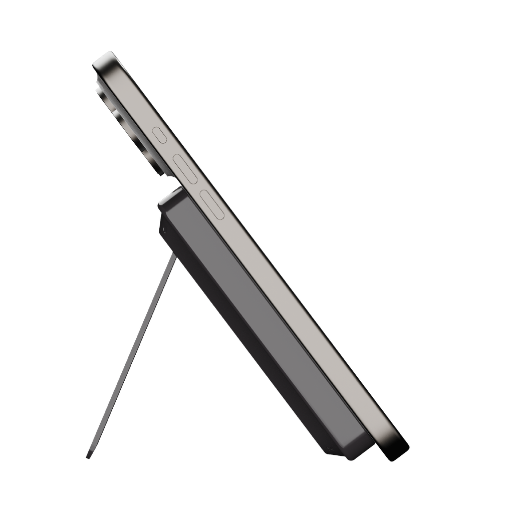 MOMAX 1-POWER X PRO 5000mAh MAGNETIC WIRELESS POWER BANK WITH STAND AND BUILT-IN USB-C CABLE - Best Buy Tech