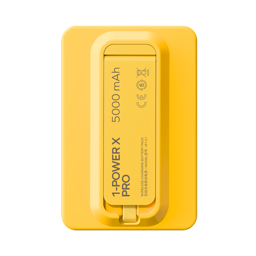 MOMAX 1-POWER X PRO 5000mAh MAGNETIC WIRELESS POWER BANK WITH STAND AND BUILT-IN USB-C CABLE - Best Buy Tech