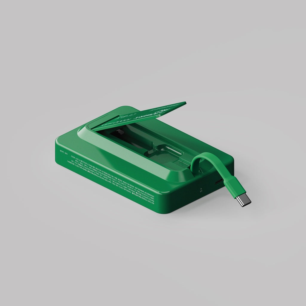 MOMAX 1-POWER X PRO+ 10000mAh MAGNETIC WIRELESS POWER BANK WITH STAND AND BUILT-IN USB-C CABLE - Best Buy Tech