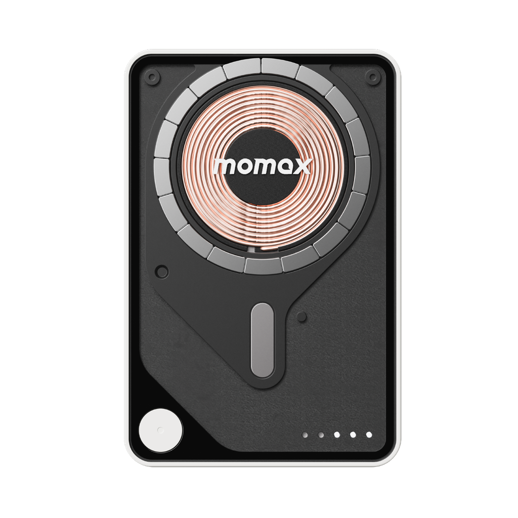 MOMAX 1-POWER X PRO+ 10000mAh MAGNETIC WIRELESS POWER BANK WITH STAND AND BUILT-IN USB-C CABLE - Best Buy Tech