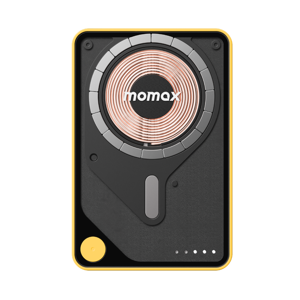 MOMAX 1-POWER X PRO+ 10000mAh MAGNETIC WIRELESS POWER BANK WITH STAND AND BUILT-IN USB-C CABLE - Best Buy Tech