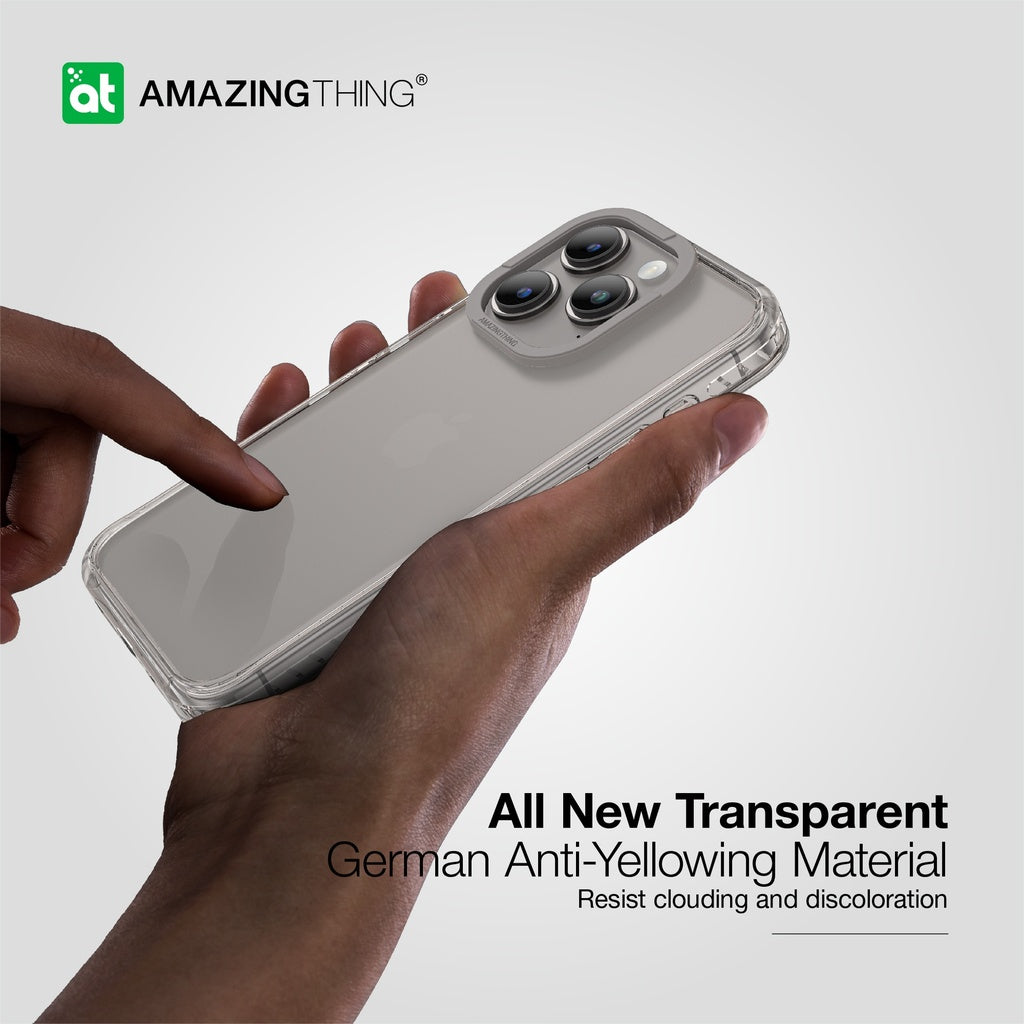 Amazingthing Titan Pro Drop Proof Case for iPhone 15 Pro  - Titan Grey