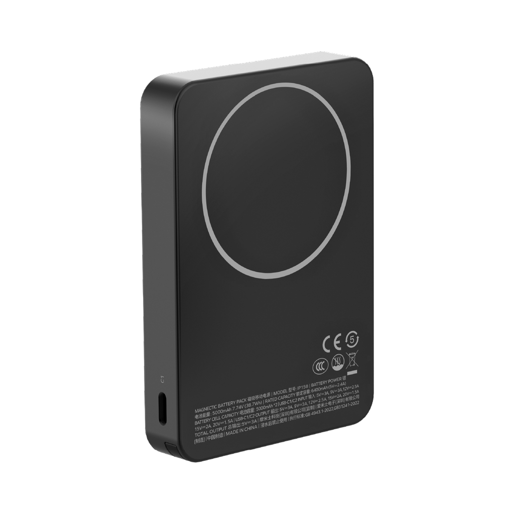 Momax 1-power F.pass+ 10000mah Power Bank With Built-in Cable & Magnetic Attachment