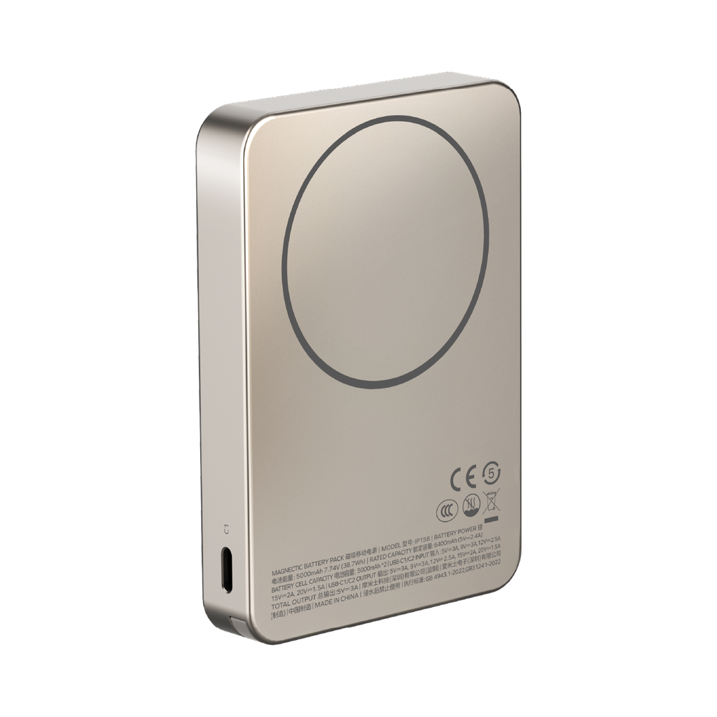 Momax 1-power F.pass+ 10000mah Power Bank With Built-in Cable & Magnetic Attachment