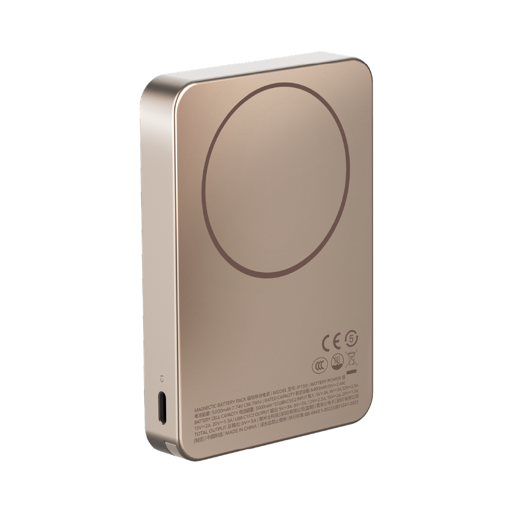 Momax 1-power F.pass+ 10000mah Power Bank With Built-in Cable & Magnetic Attachment