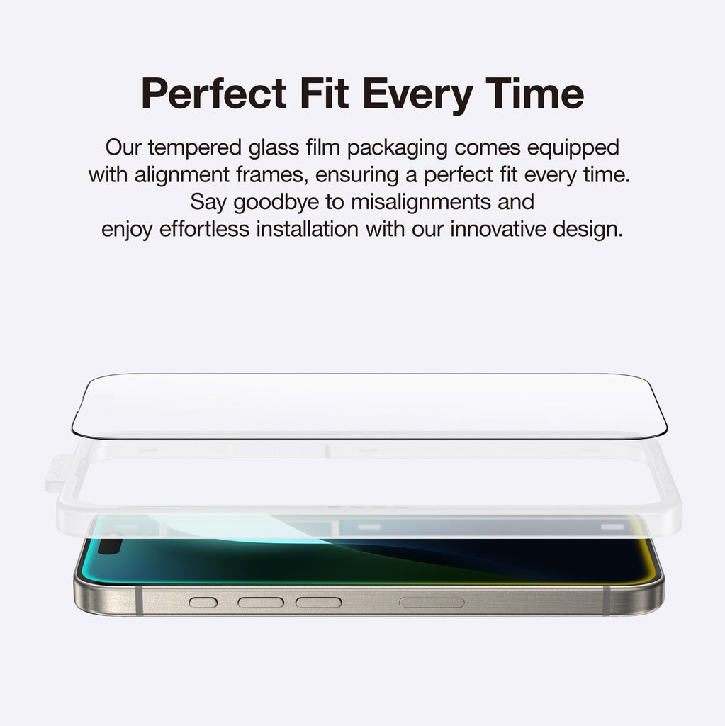 AMAZING THING IPHONE 16 SERIES 2.75D FULLY COVERED DUST FILTER TITAN GLASS CLEAR - Best Buy Tech