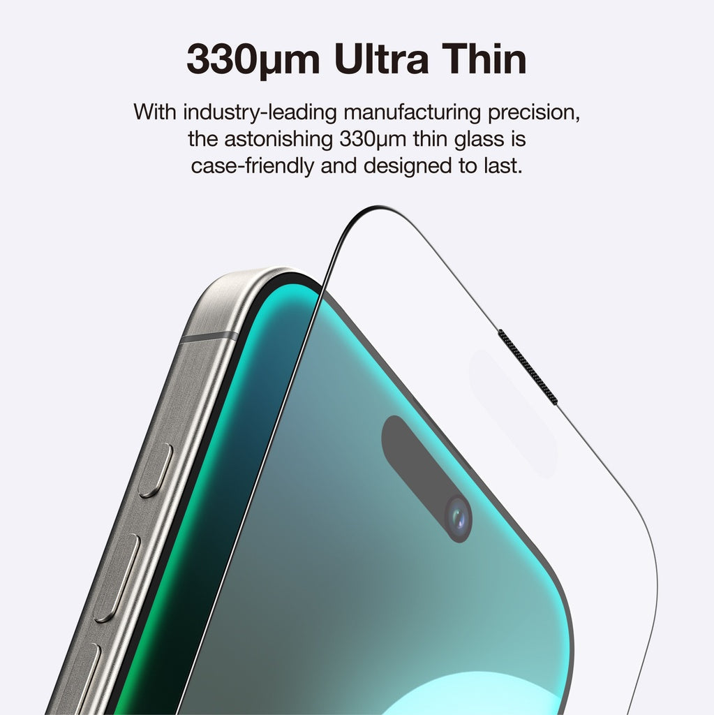AMAZINGTHING IPHONE 16 SERIES 2.75D FULLY COVERED DUST FILTER TITAN MATTE GLASS - Best Buy Tech