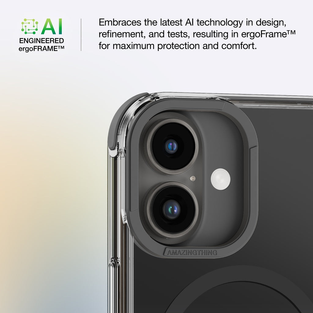 AMAZINGTHING OMNI MAGSAFE DROP PROOF CASE FOR IPHONE 16 SERIES - BLACK - Best Buy Tech