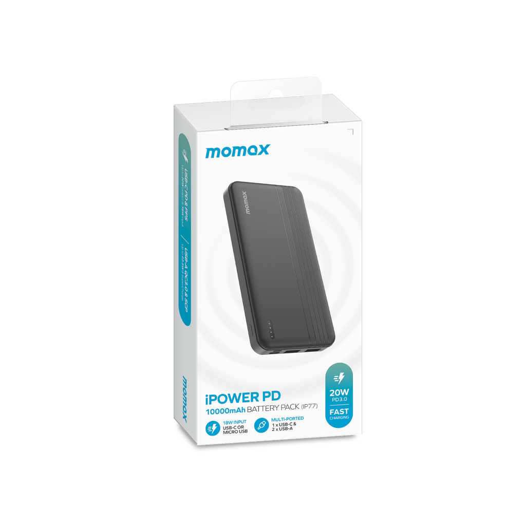 MOMAX IPOWER PD 10000mAh EXTERNAL POWER BANK - Best Buy Tech