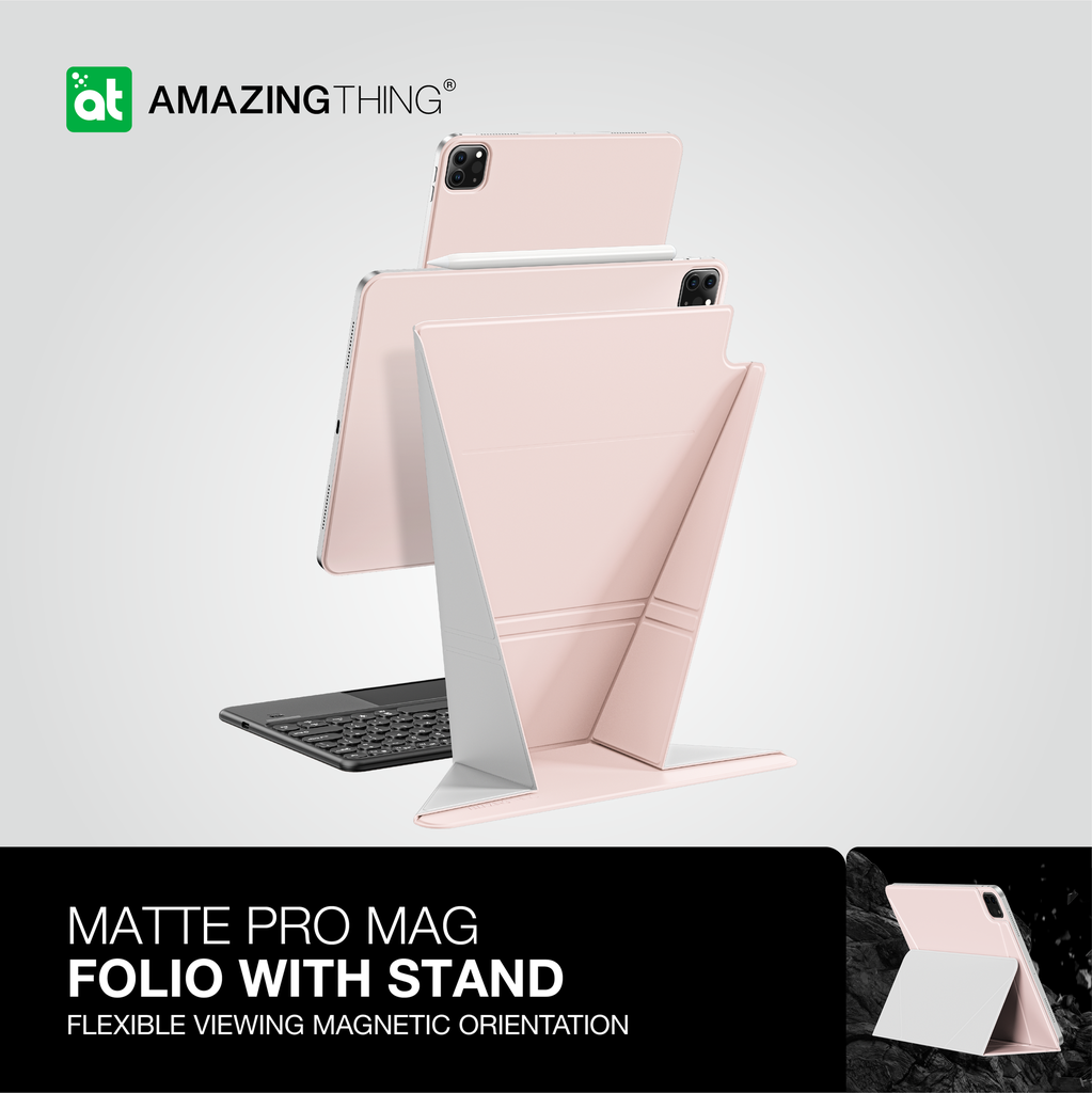 AMAZING THING MATTE PRO MAG FOLIO CASE WITH STAND FOR IPAD AIR 10.9/IPAD PRO 11 2024 - ALAMAT