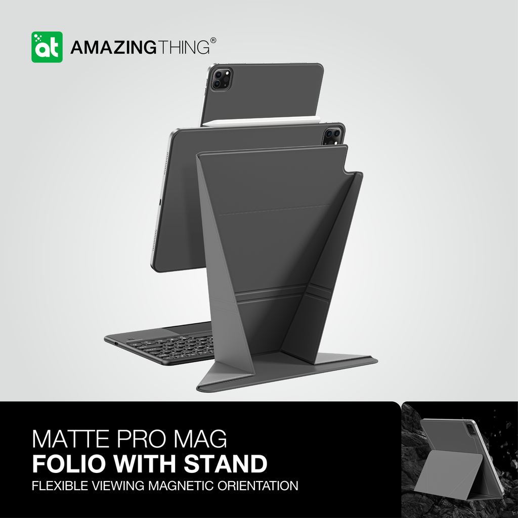 AMAZING THING MATTE PRO MAG FOLIO CASE WITH STAND FOR IPAD 12.9'' - ALAMAT