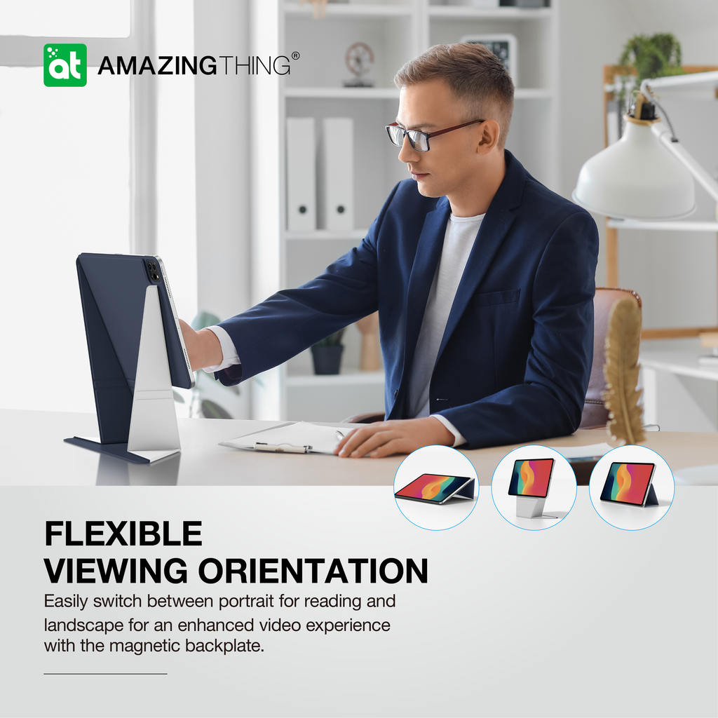 AMAZING THING MATTE PRO MAG FOLIO CASE WITH STAND FOR IPAD 12.9'' - ALAMAT