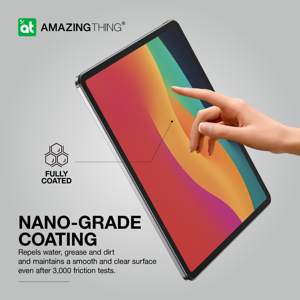 AMAZING THING IPAD 2.5D FULL COVER RADIX MATTE GLASS FOR IPAD PRO 13 (M4)/ IPAD PRO 11 (M4)/ IPAD AIR 13 (M2)/ IPAD AIR 11 (M2) - 2024 - Best Buy Tech