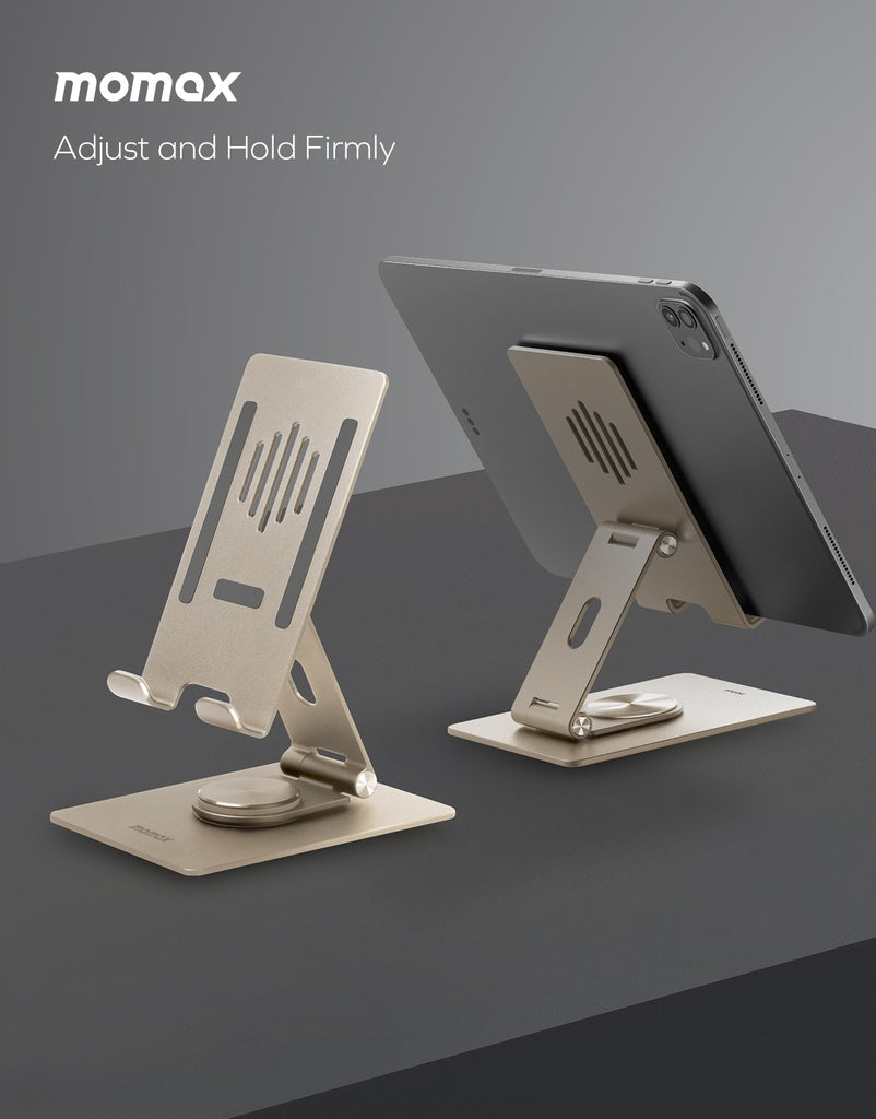 MOMAX FOLD STAND ROTATABLE PHONE AND TABLET STAND - ALAMAT