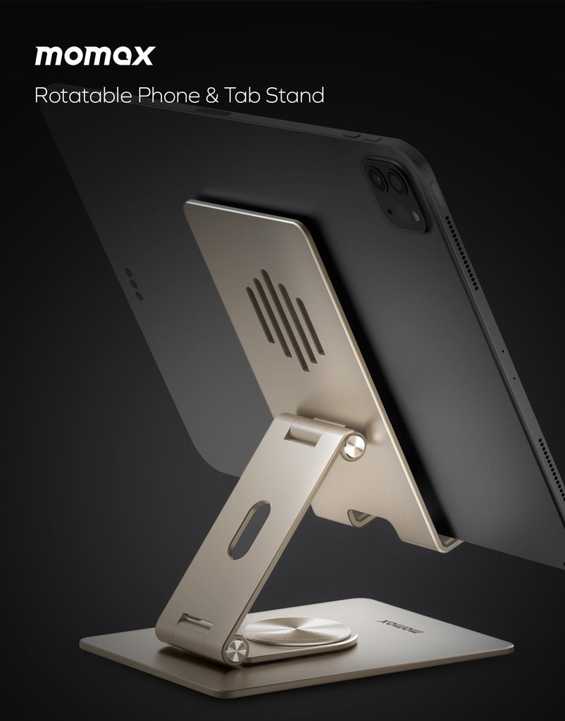 MOMAX FOLD STAND ROTATABLE PHONE AND TABLET STAND - ALAMAT