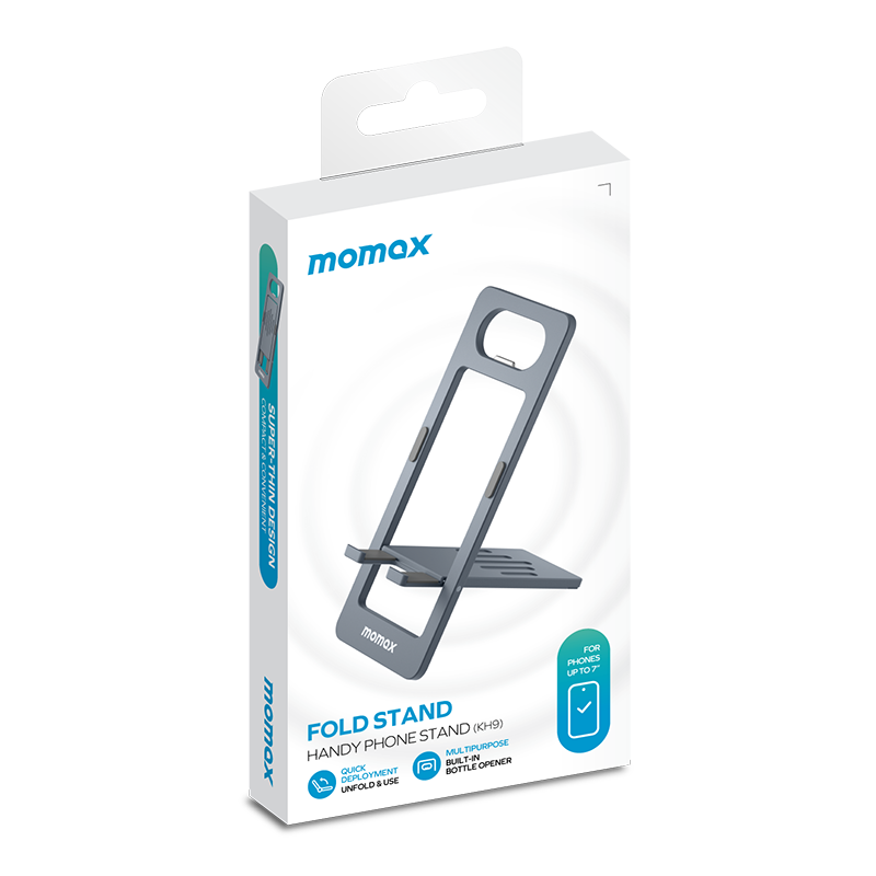 MOMAX FOLD STAND HANDY PHONE STAND MOMAX FOLD STAND HANDY PHONE STAND MOMAX FOLD STAND HANDY PHONE STAND - Best Buy Tech