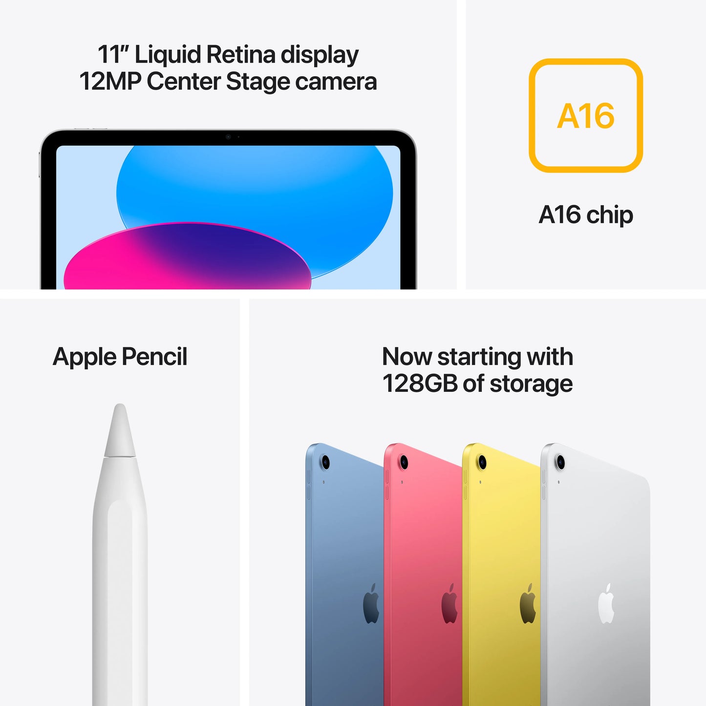 Apple iPad 11-inch Wi-Fi 128GB - Silver