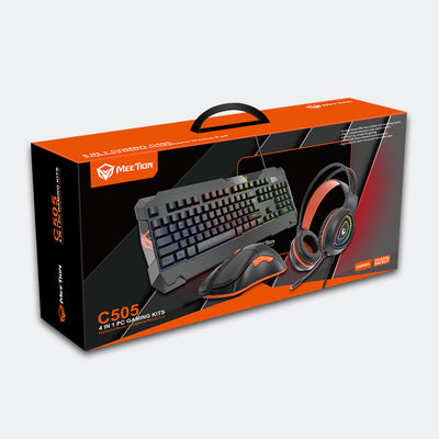 Meetion MT-C505 4 in 1 Gaming Mouse, Keyboard and Headset Combo with Mouse Pad - Best Buy Tech
