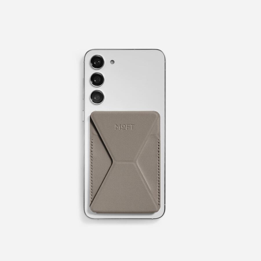 Moft Adhesive Invisible Phone Stand & Wallet (MOVAS) - Taupe - Best Buy Tech