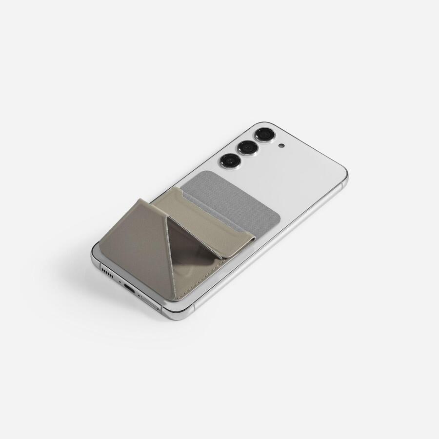 Moft Adhesive Invisible Phone Stand & Wallet (MOVAS) - Taupe - Best Buy Tech
