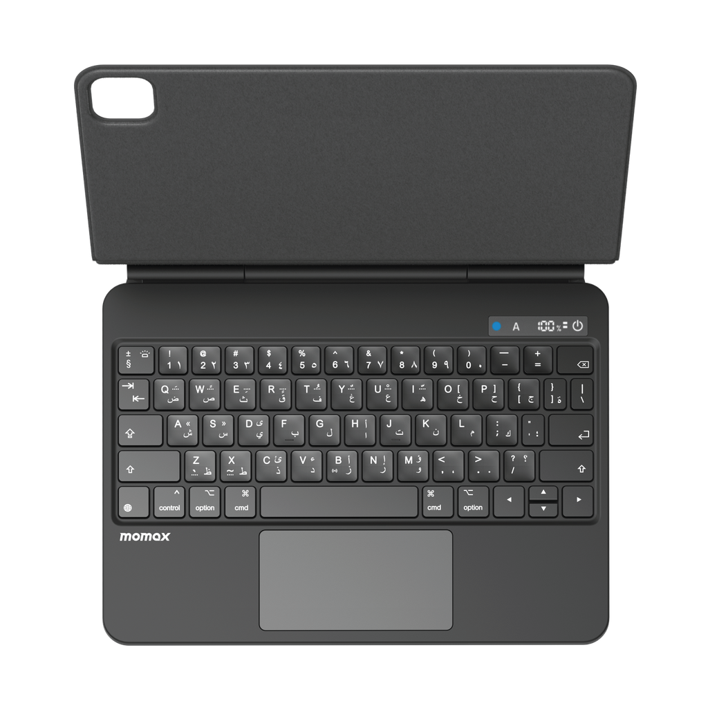 MOMAX MAG.LINK WIRELESS MAGNETIC ARABIC KEYBOARD FOR IPAD AIR 10.9 & IPAD PRO 11 - Best Buy Tech