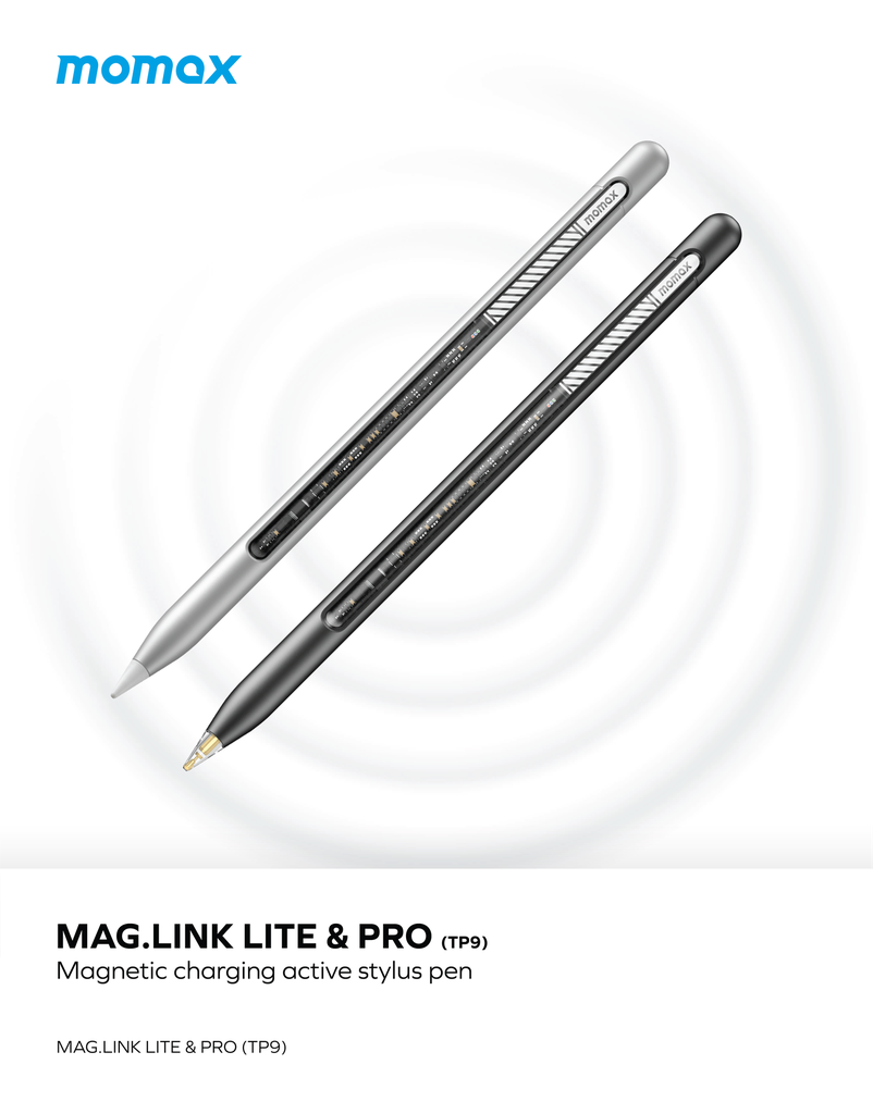 MOMAX MAG LINK LITE MAGNETIC CHARGING ACTIVE STYLUS PEN - Best Buy Tech