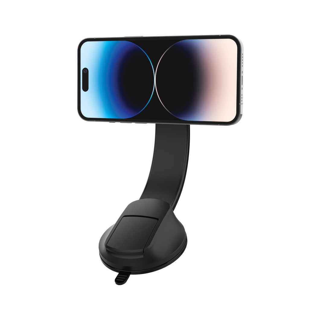MOMAX Q.MAG MOUNT 5 15W MAGNETIC WIRELESS CHARGING CAR MOUNT (SUCTION CUP MOUNT) - ALAMAT
