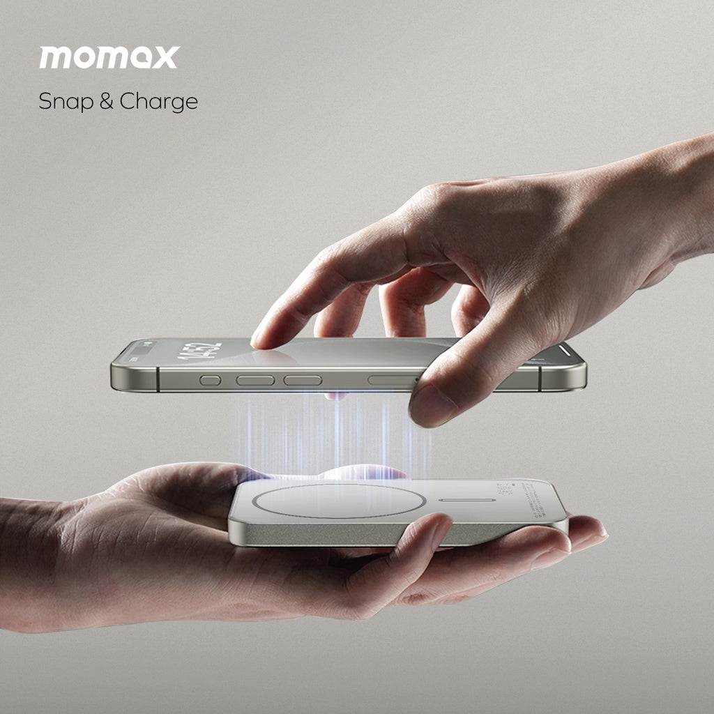 MOMAX Q.MAG X 5000mAh GEN2 15W ULTRA SLIM MAGSAFE WIRELESS POWER BANK - Best Buy Tech