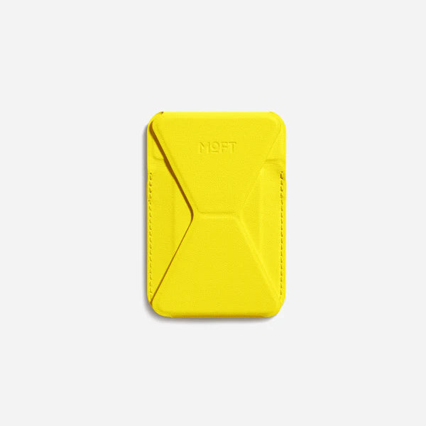 MOFT Snap-On Phone Stand & Wallet mini MagSafe Compatible - Yellow