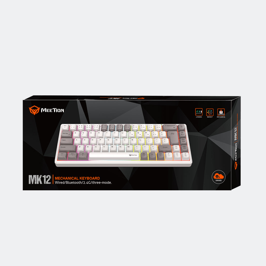 Meetion MT-MK12 Tri-Mode Wireless RGB Mechanical Keyboard - Best Buy Tech