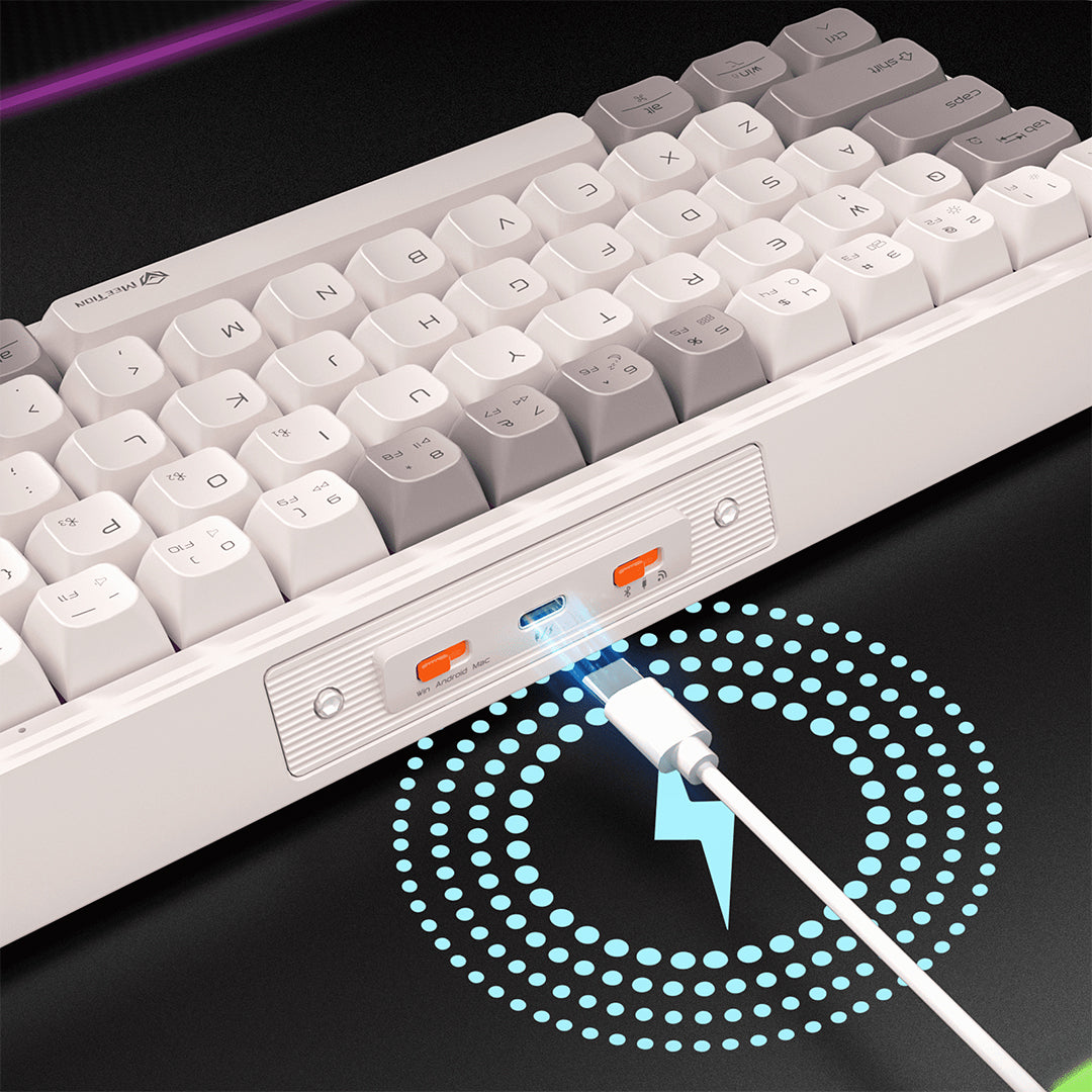 Meetion MT-MK12 Tri-Mode Wireless RGB Mechanical Keyboard - Best Buy Tech