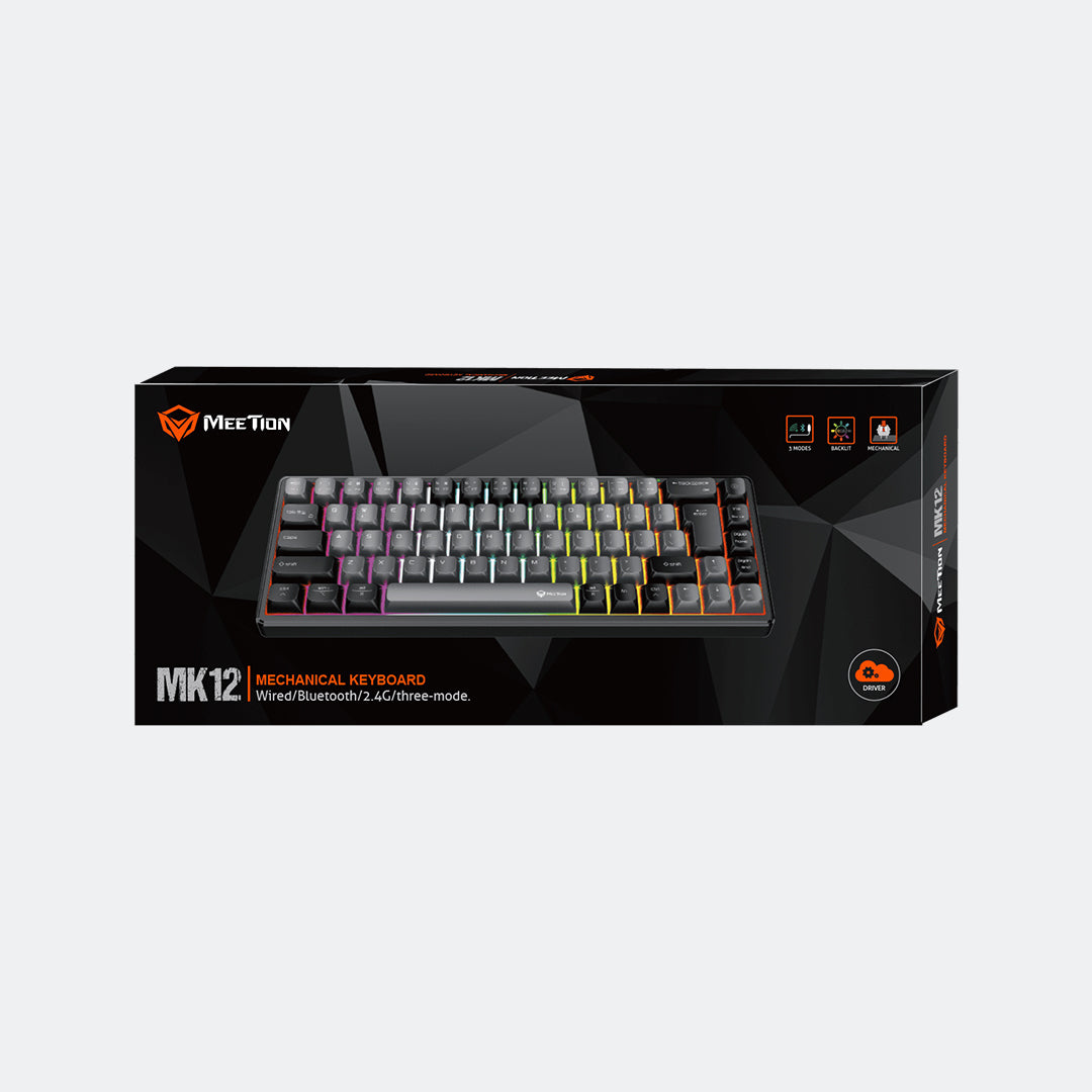 Meetion MT-MK12 Tri-Mode Wireless RGB Mechanical Keyboard - Best Buy Tech