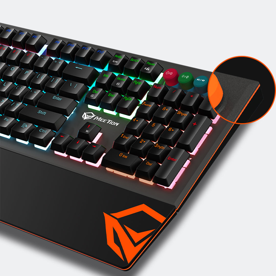Meetion MT-MK500 Colorful Backlight Mechanical Gaming Keyboard - Best Buy Tech
