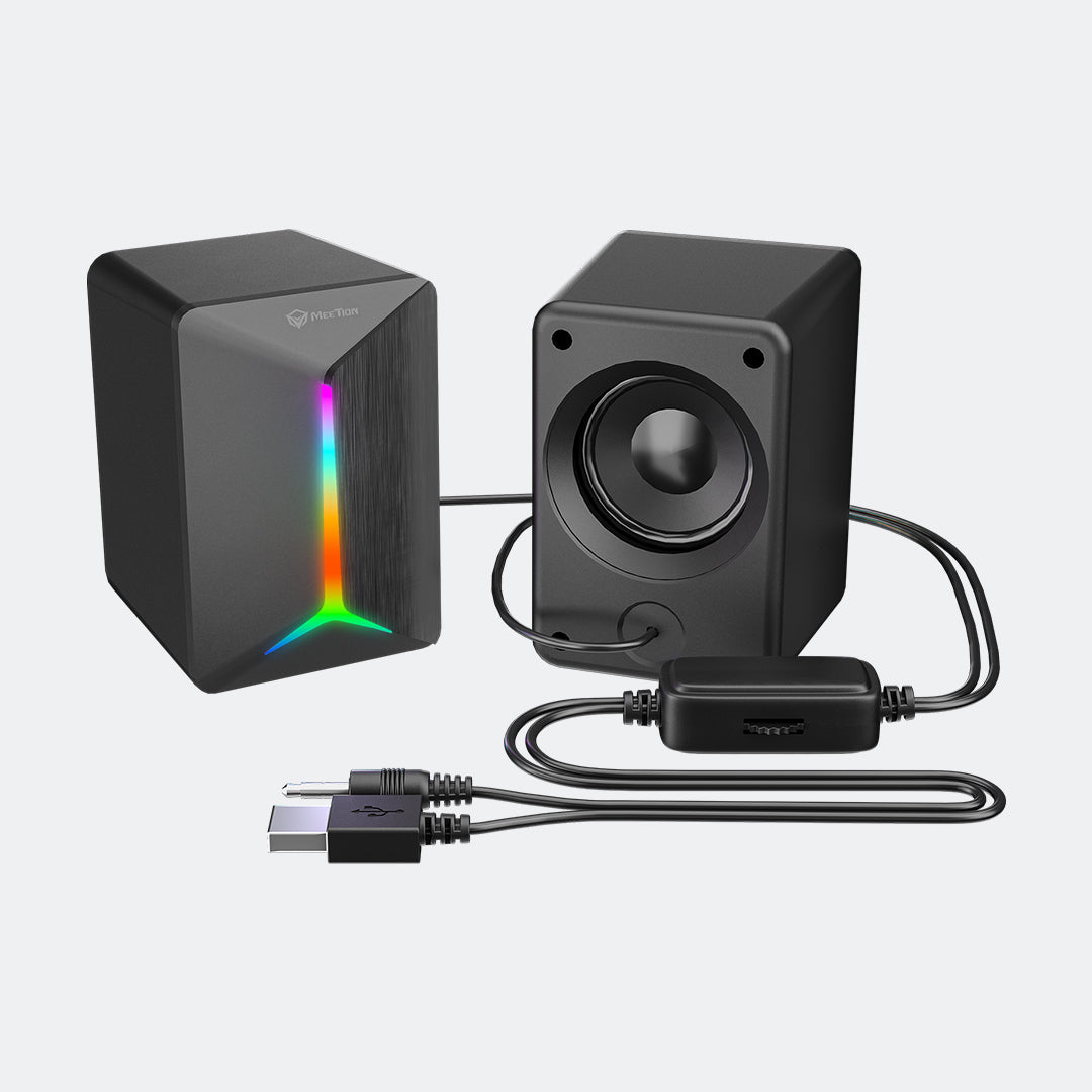 Meetion MT-SP2011 Gaming Stereo Desktop Speakers - Best Buy Tech