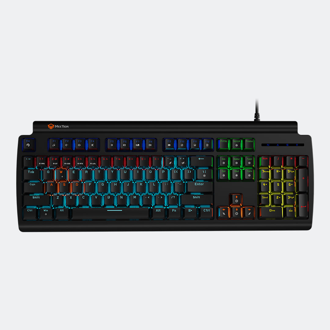 Meetion MT- MK600MX Rainbow Backlight Mechanical Gaming Keyboard - Best Buy Tech