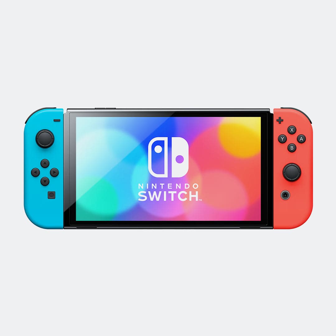 Nintendo Switch OLED Model 64GB - Neon Blue/Neon Red - Best Buy Tech