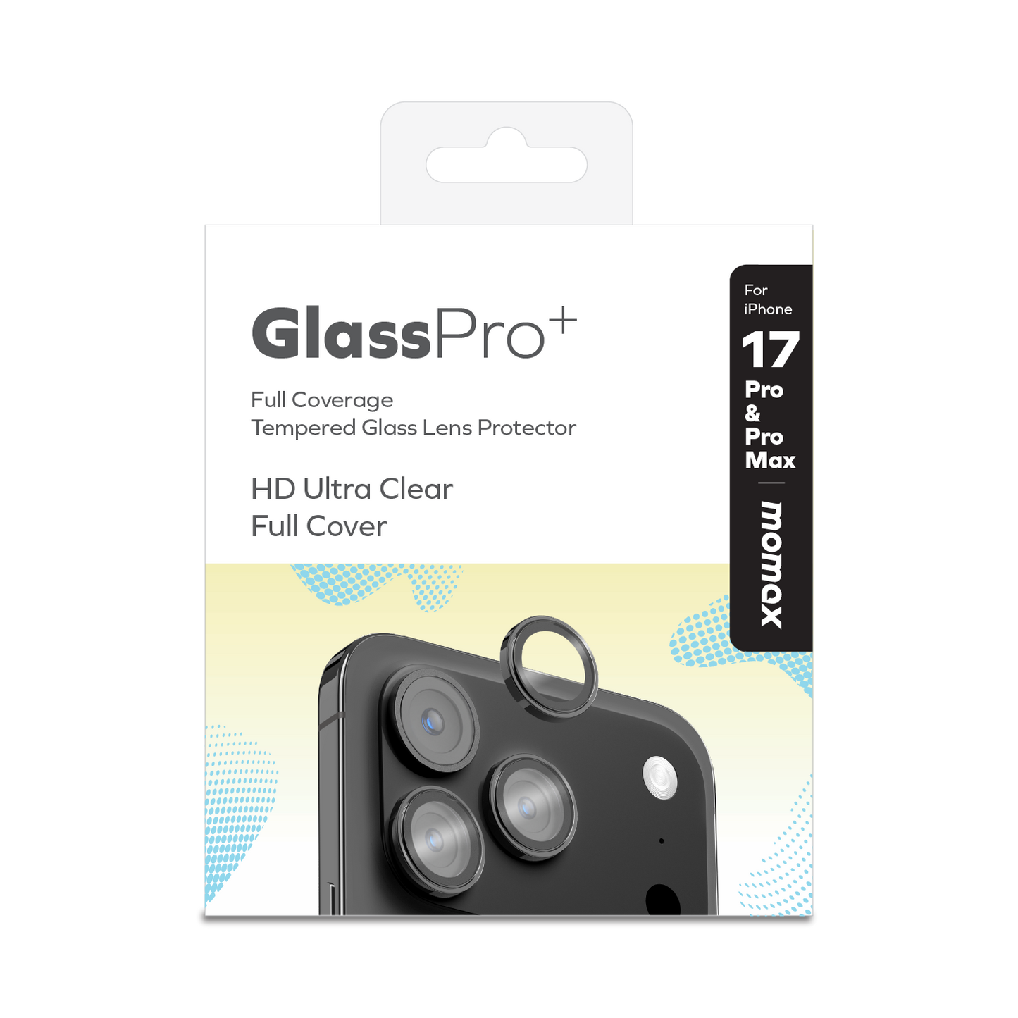 Momax iPhone 17 Pro 6.3 / 17 Pro Max 6.9 Lens Glass